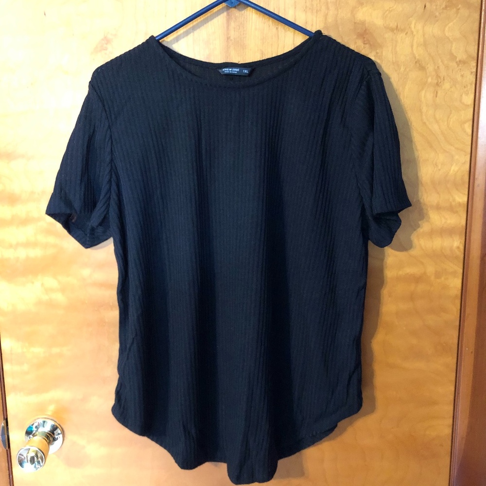 NWOT SHEIN Black Shirt with Buttons